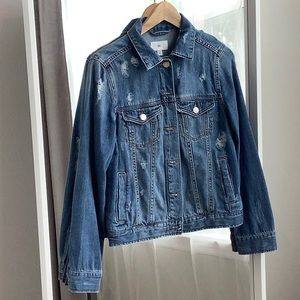 BP denim jacket distressed size xxs excellent condition
